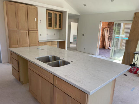 2cm Quartz Ocean White Countertop - Self Pick Up Only
