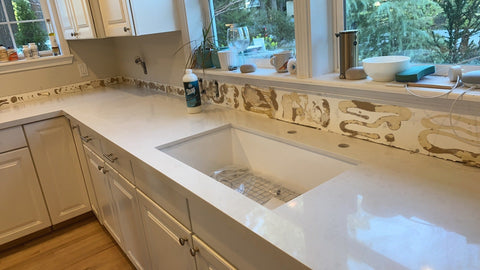 2cm Quartz Paloma Polar Countertop ZQ117- Self Pick Up Only