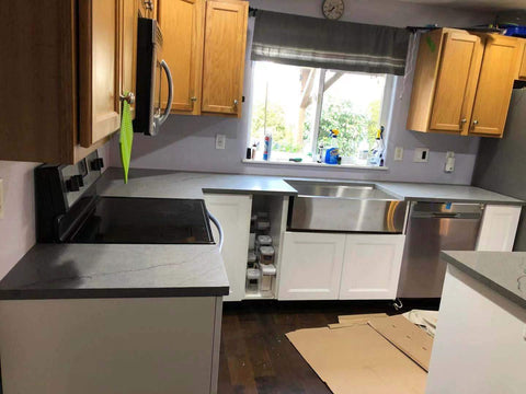 3cm Quartz 126"x 63" Countertop - Pearl Jasmine- Self Pick Up Only - ZCBuildingSupply
