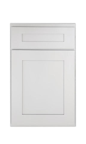 24" Vanity Pure Grey (Without sink and countertop) 2 Doors - ZCBuildingSupply