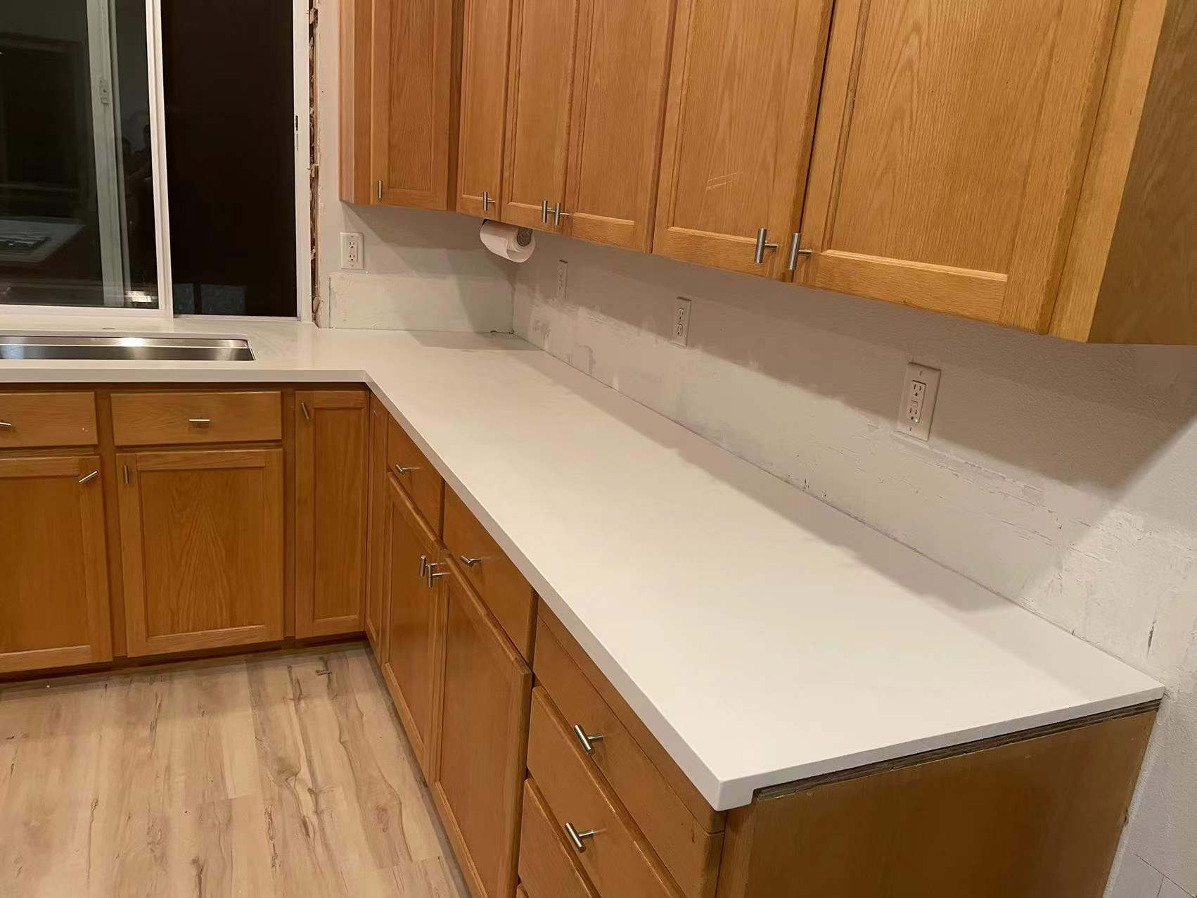 3cm Quartz 126"x 63" Countertop -Pure White - Self Pick Up Only - ZCBuildingSupply