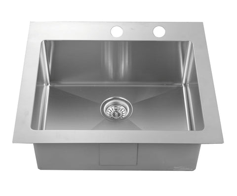 30" Kitchen Double Sink Stainless Steel Top Mount RD3322S - ZCBuildingSupply
