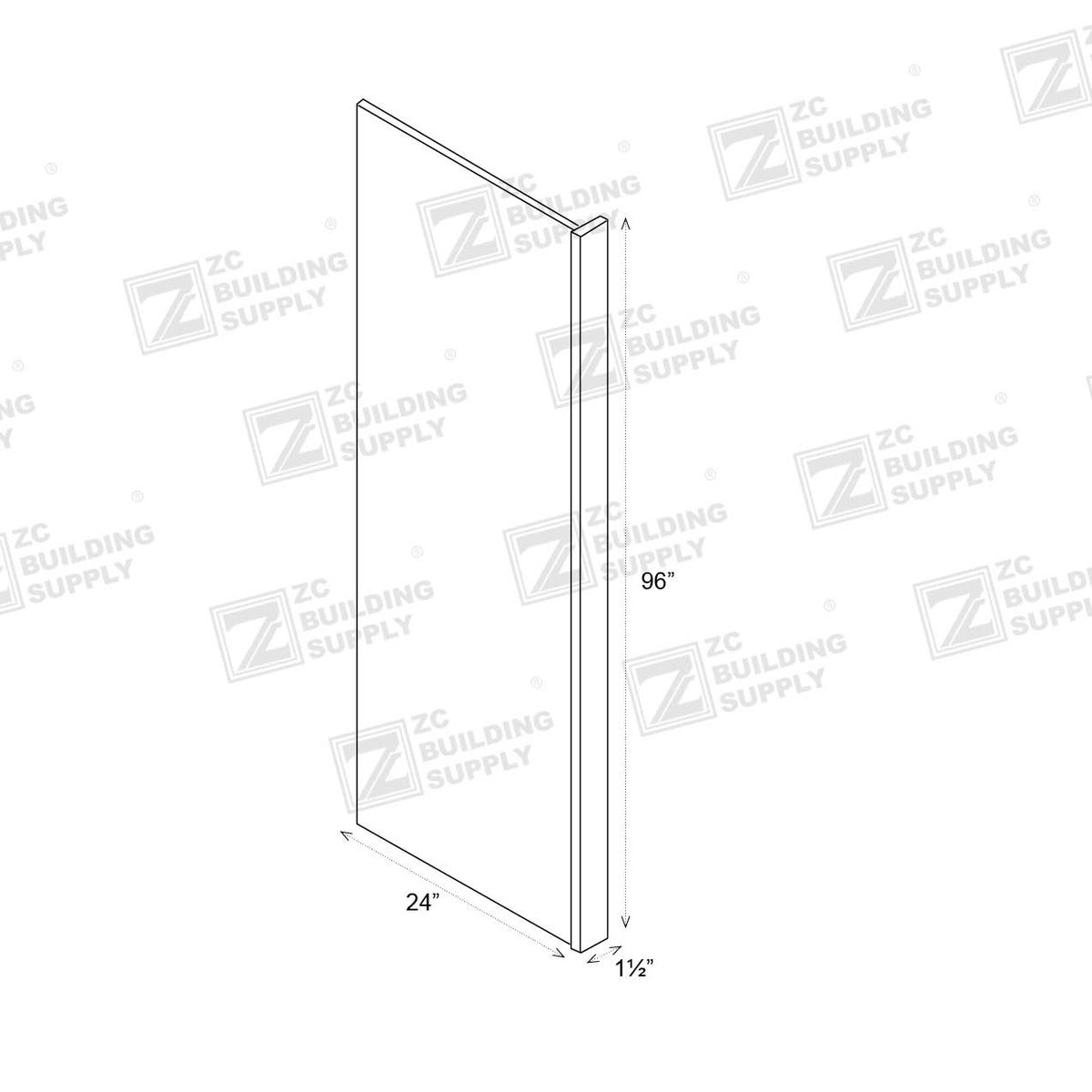 Pure White Refrigerator Panel - ZCBuildingSupply