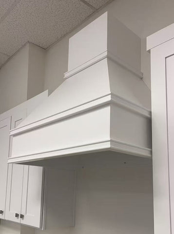 Pure White Range Hood Cover-36”