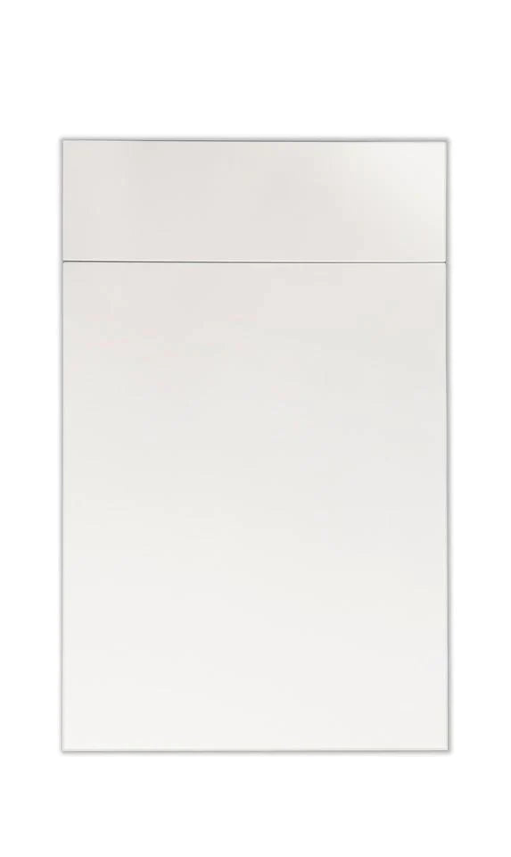 Shiny White Refrigerator Panel