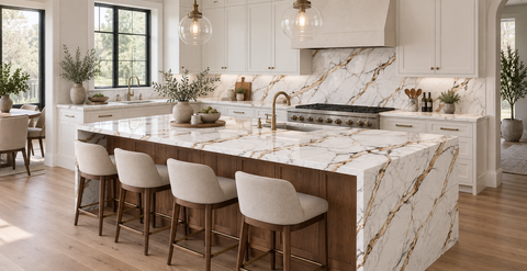 2cm Quartz Sienna Gold Countertop -ZC1626