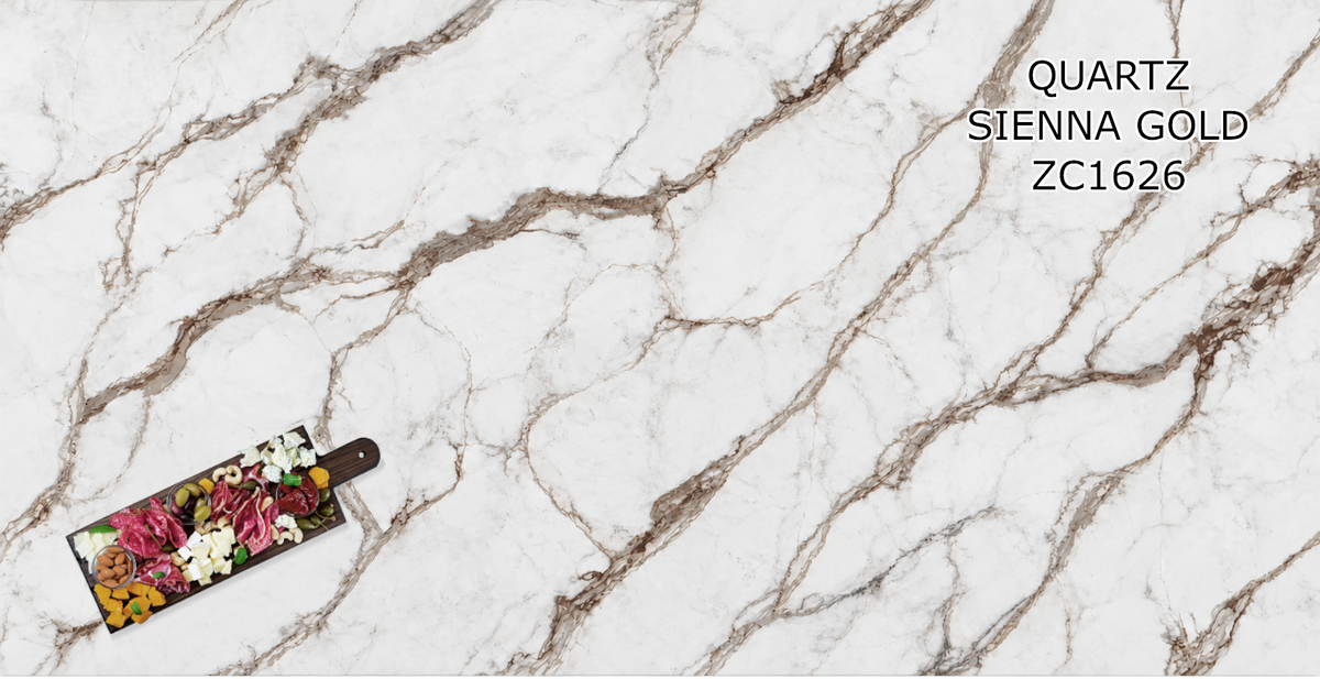 2cm Quartz Sienna Gold Countertop -ZC1626