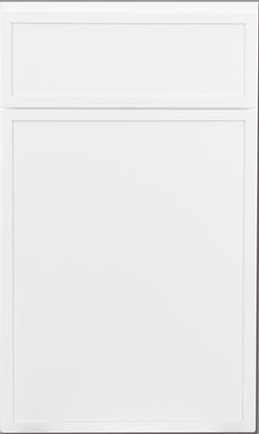 Wall 36" - Slim White Shaker 36 Inches Wall Refrigerator Cabinet(24"D)