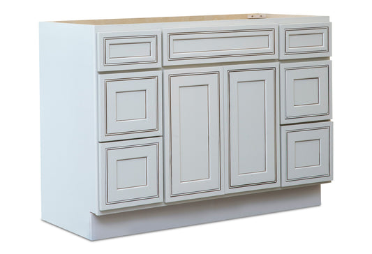 48" Vanity Classic White (Without sink and countertop)