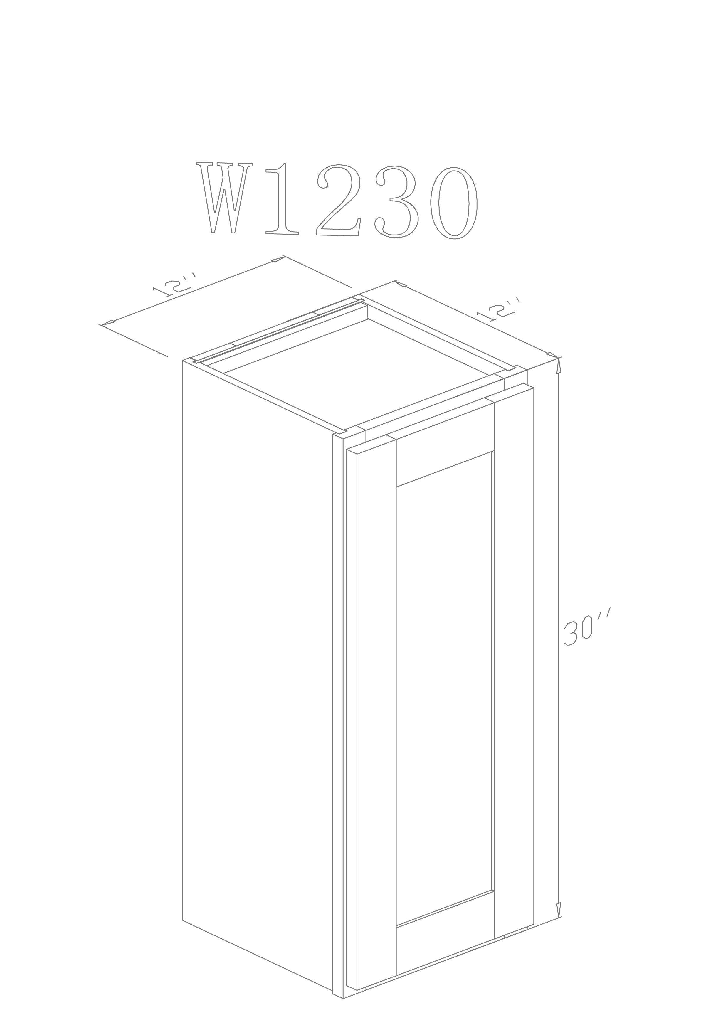 Wall 12" - Espresso 12 Inch Wall Cabinet - ZCBuildingSupply