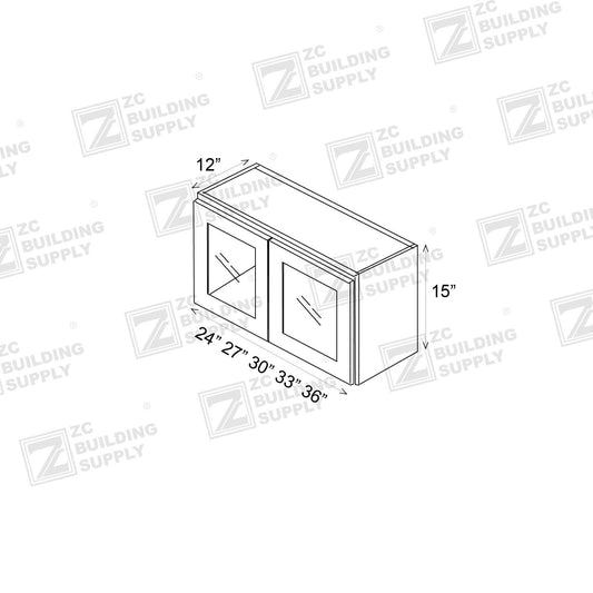 Wall 33" - Almond White 33 Inches Wall Refrigerator Cabinet