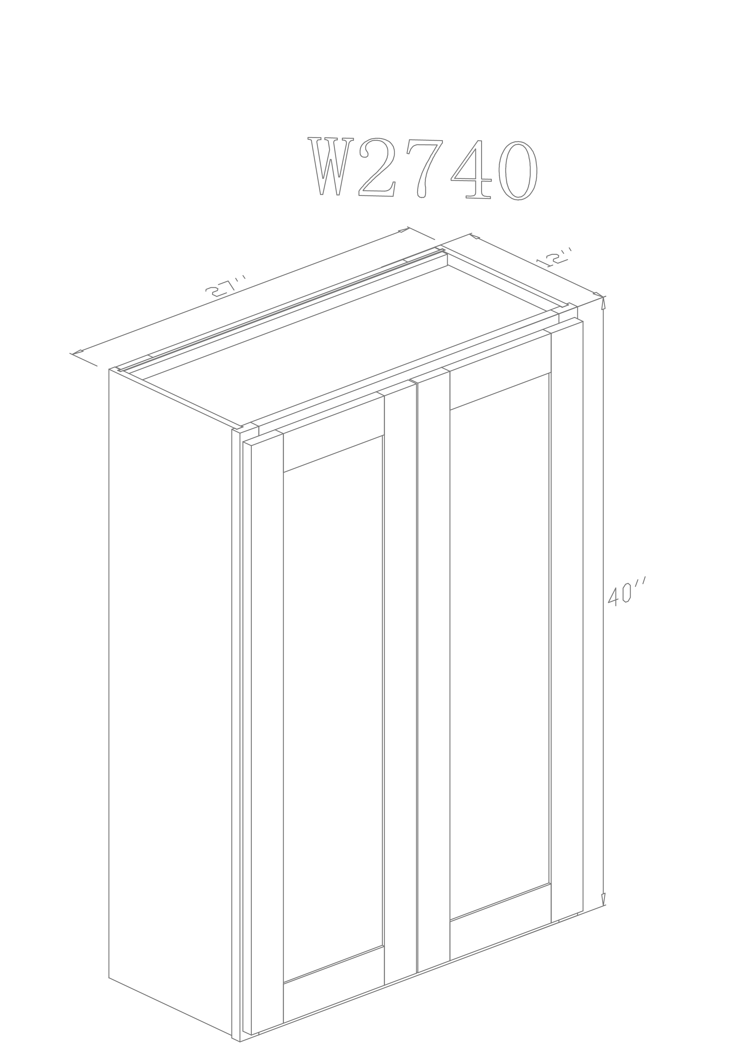 Wall 27" - Espresso 27 Inch Wall Cabinet - ZCBuildingSupply