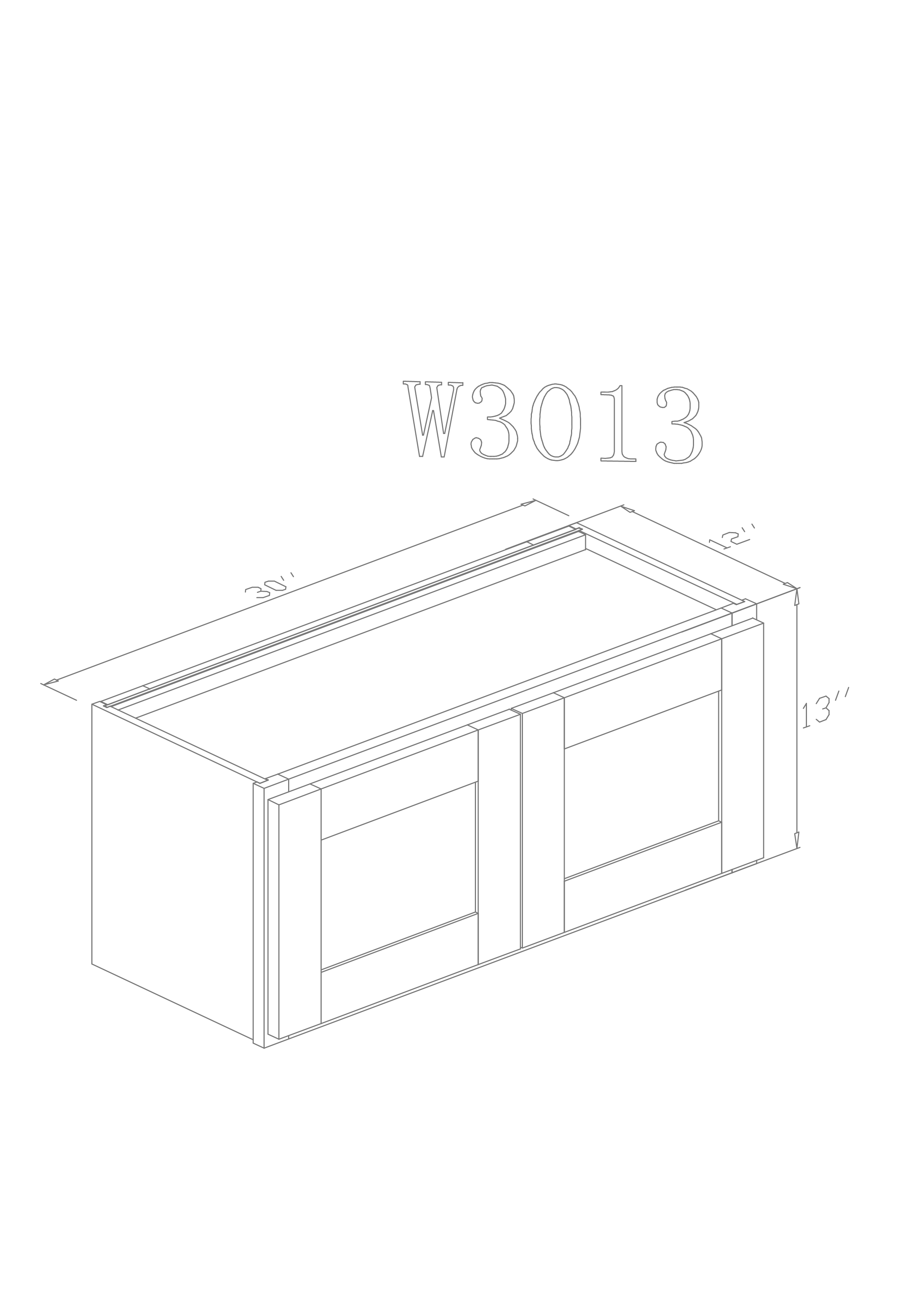 Wall 30" - Cherry 30 Inch Wall Stove Cabinet - ZCBuildingSupply