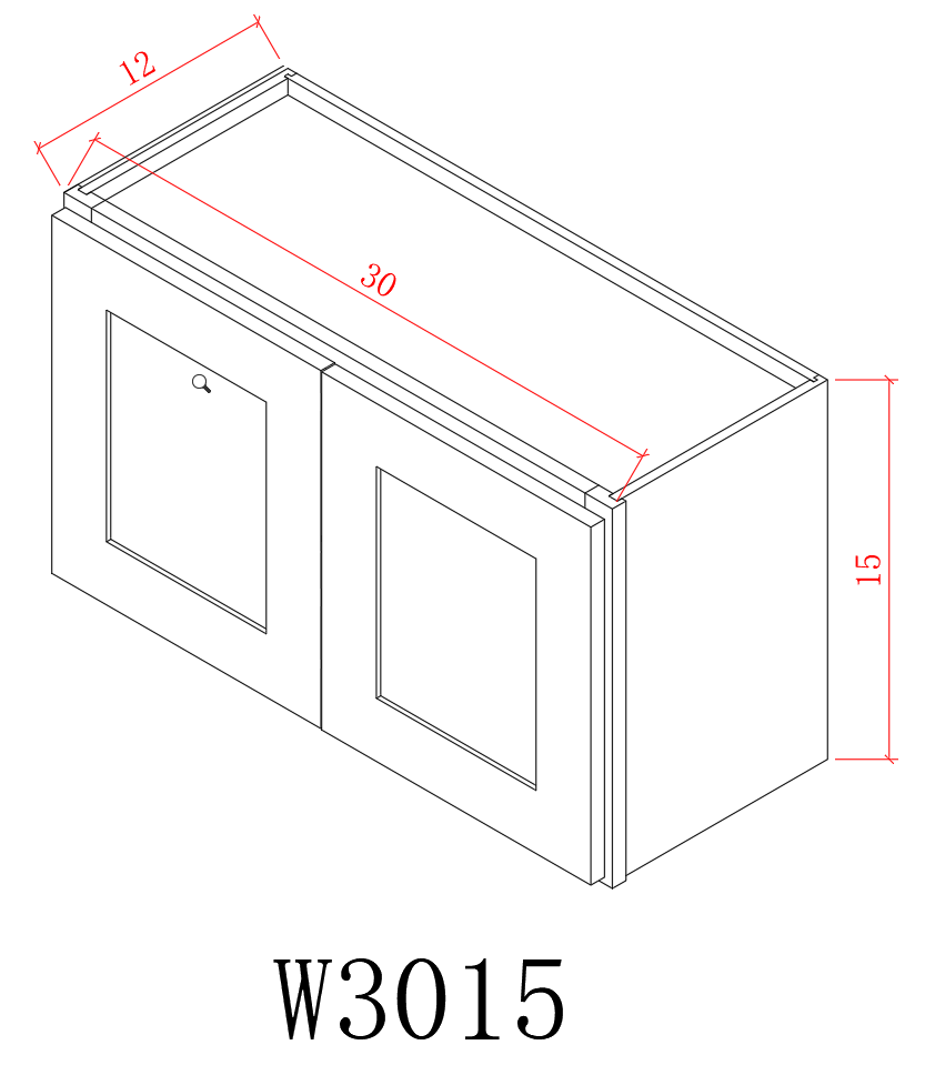 Wall 30" - Pure White 30 Inch Wall Stove Cabinet - ZCBuildingSupply