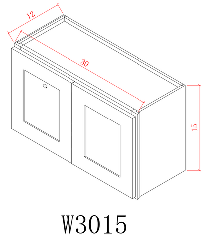 Wall 30" - Pure White 30 Inch Wall Stove Cabinet - ZCBuildingSupply
