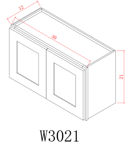 Wall 30" - Almond White 30 Inch Wall Stove Cabinet - ZCBuildingSupply