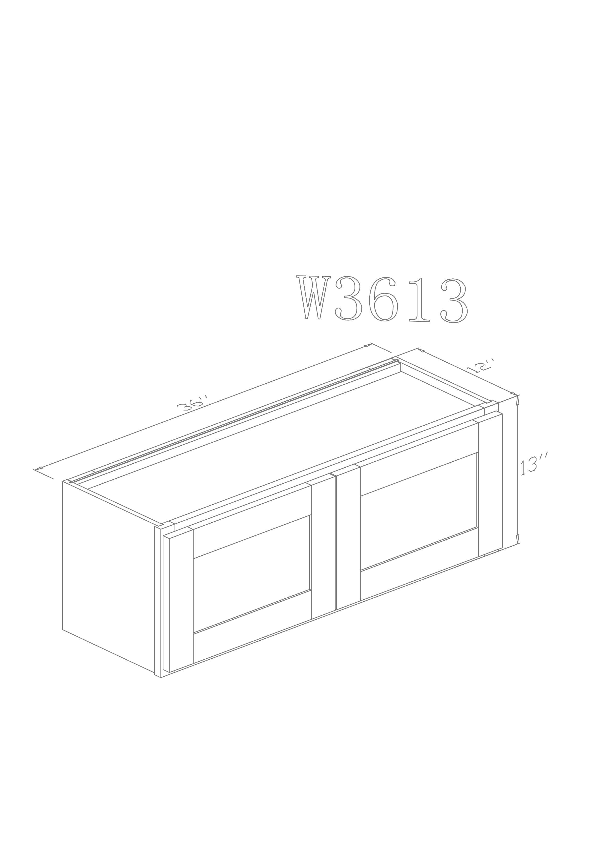 Wall 36" - Cherry 36 Inch Wall Refrigerator Cabinet(12") - ZCBuildingSupply