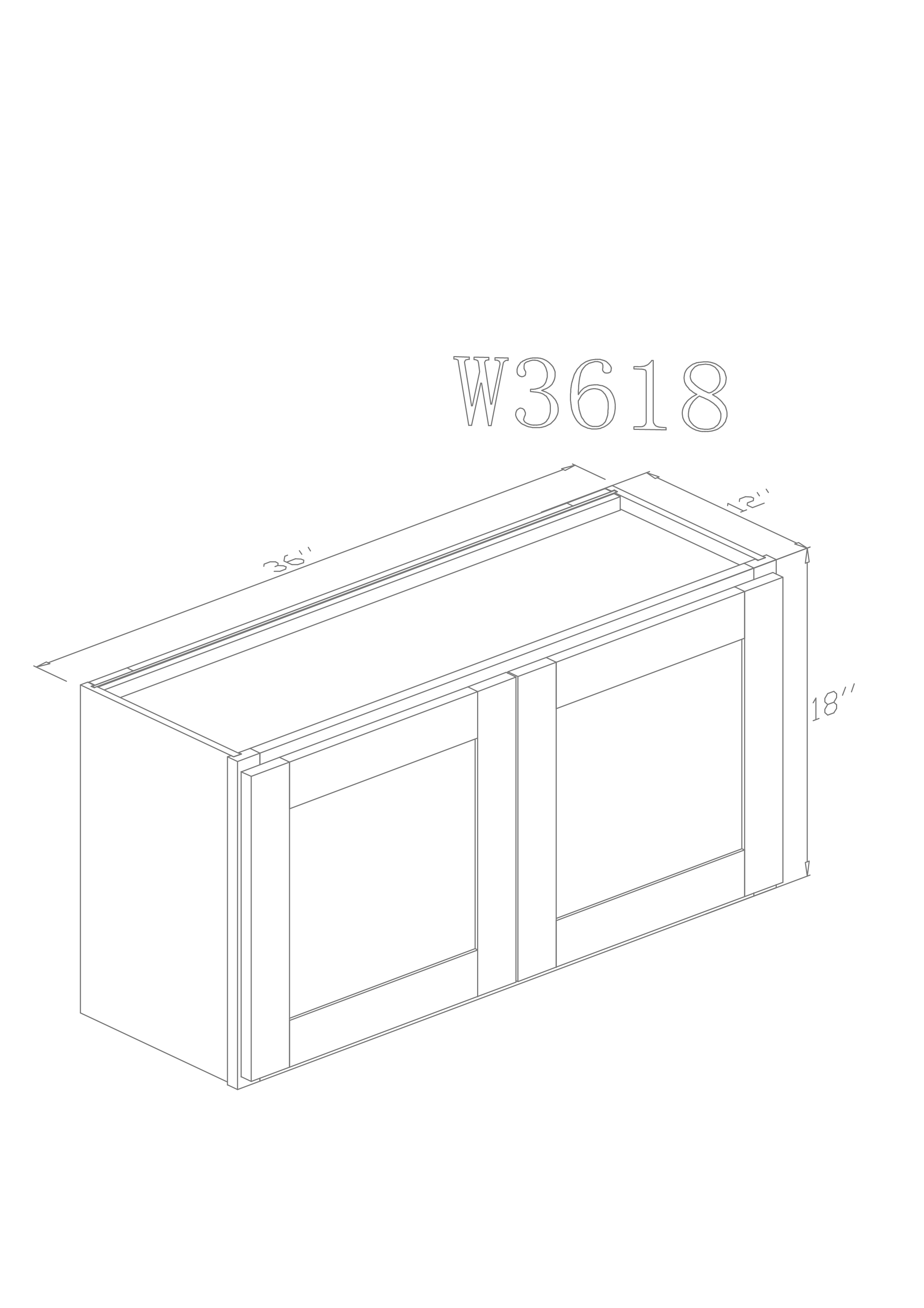 Wall 36" - Cherry 36 Inch Wall Refrigerator Cabinet(12") - ZCBuildingSupply