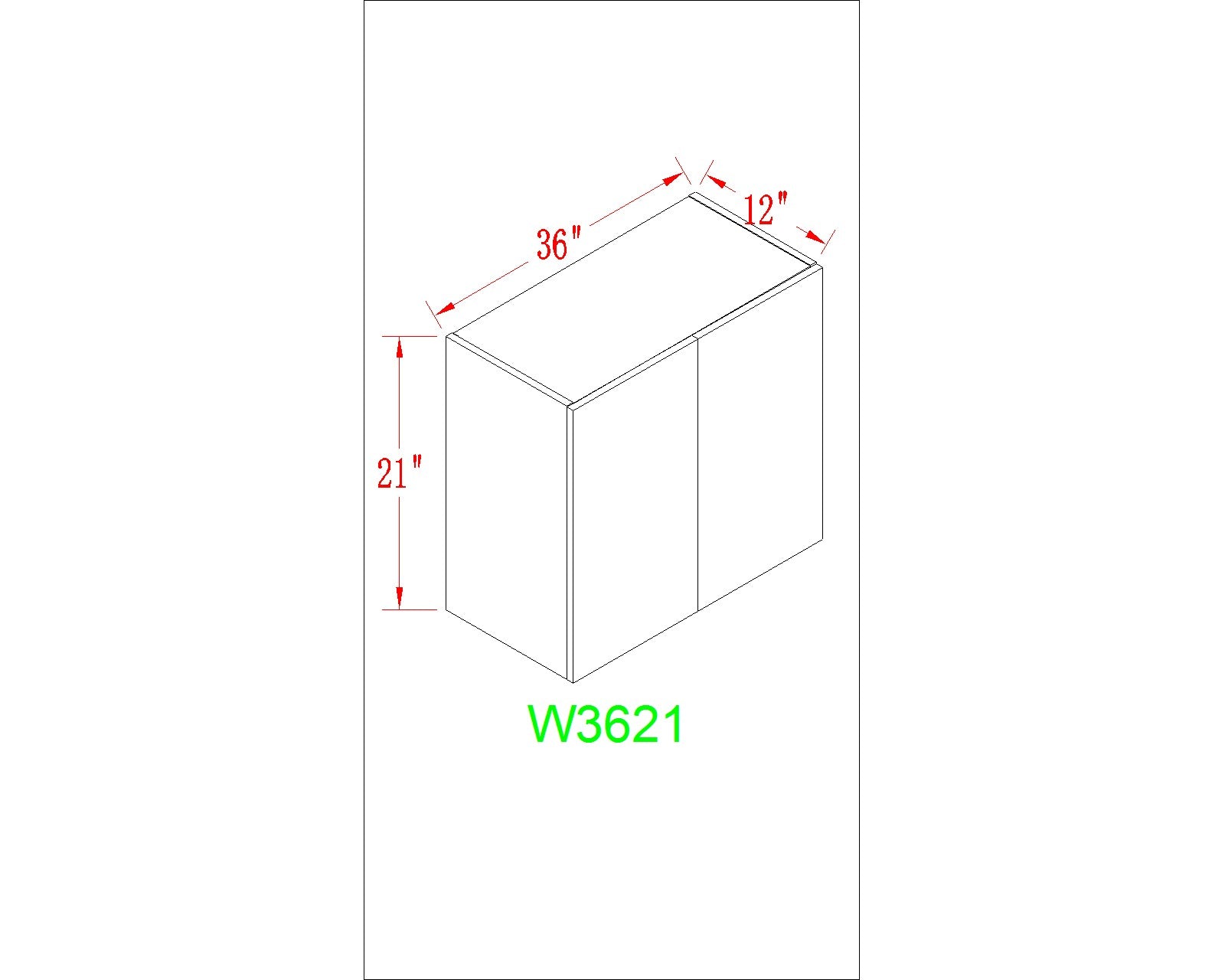 Wall 36" - Dark Grain 36 Inch Wall Refrigerator Cabinet(12")
