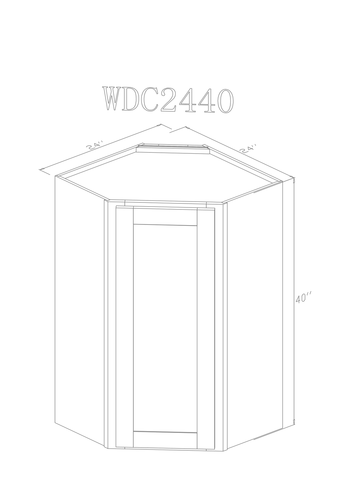 Wall 24" - Espresso 24  Inch Wall Corner Cabinet - ZCBuildingSupply