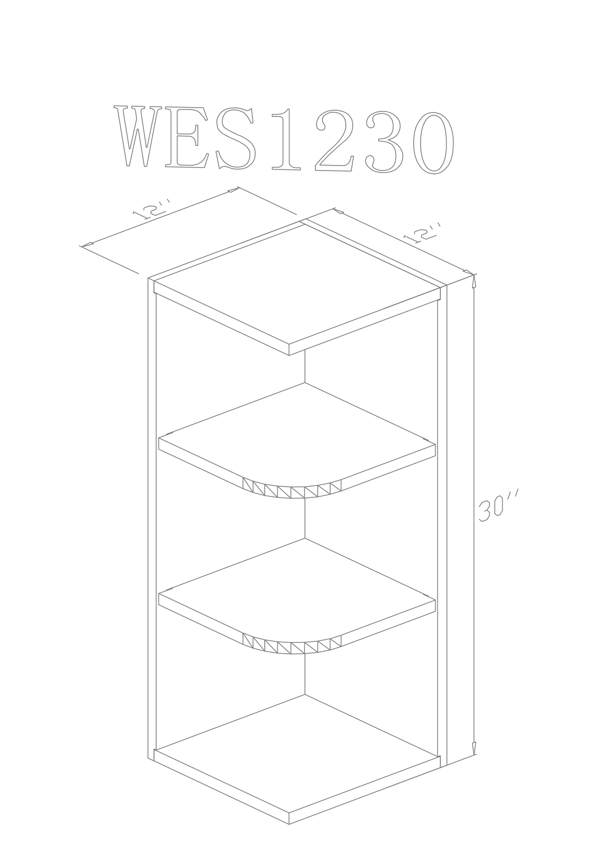 Wall 12" - Espresso 12 Inch Wall Shelf Cabinet - ZCBuildingSupply