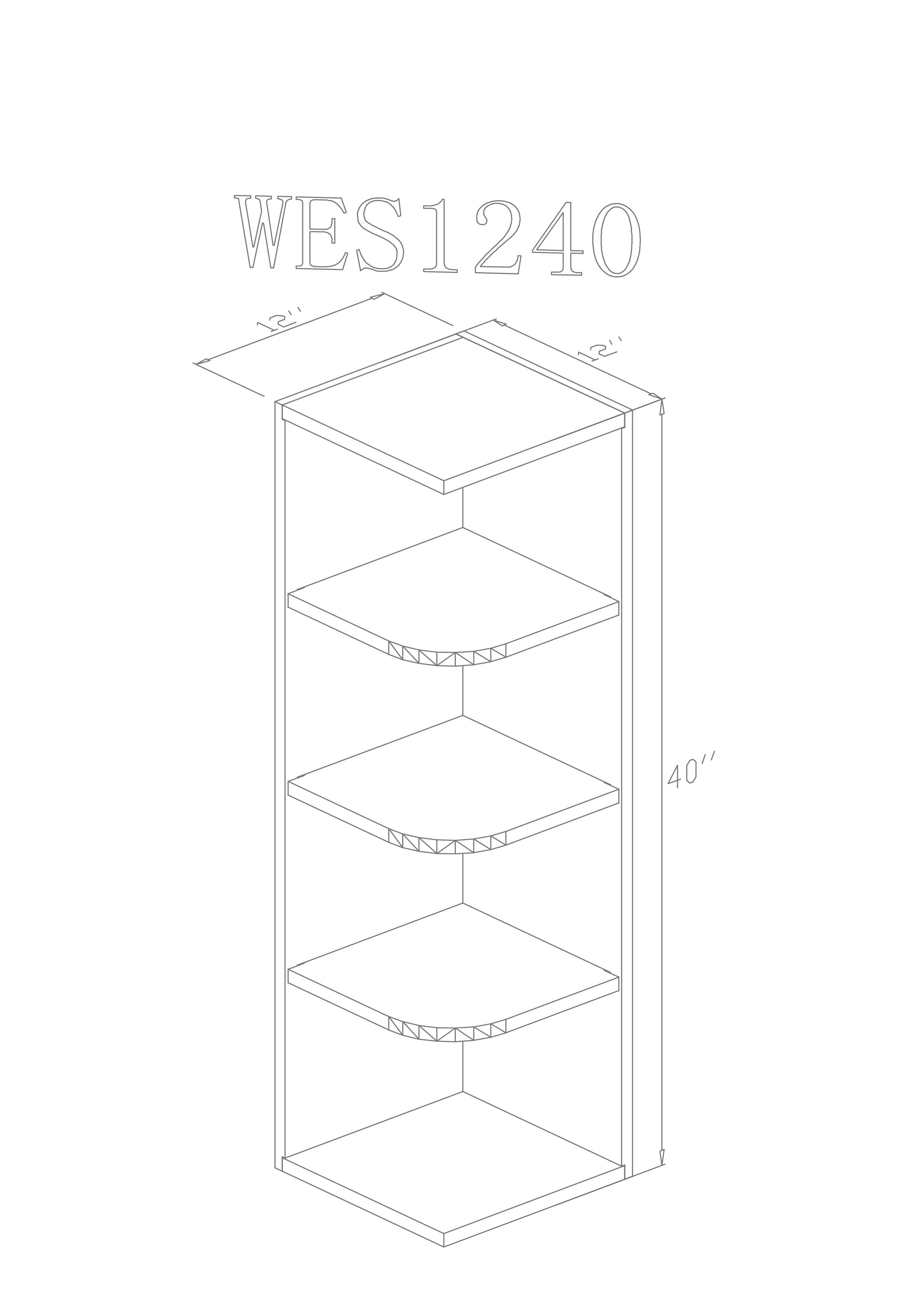 Wall 12" - Classic White 12 Inches Wall Shelf Cabinet