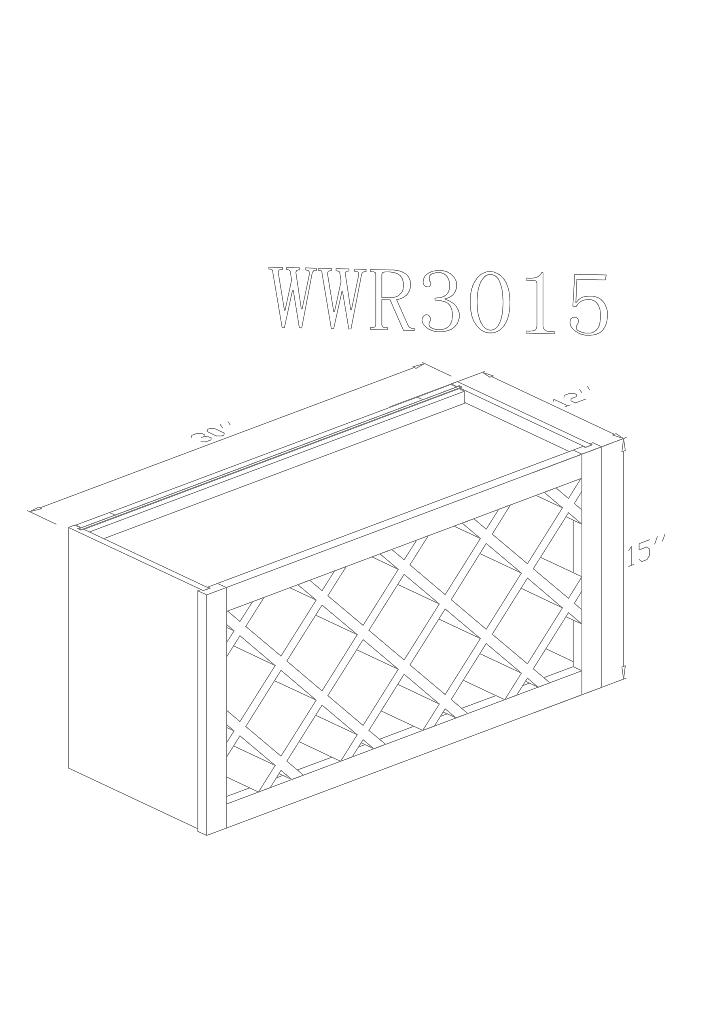 Wall 30" - Ashton Grey 30 Inch Wall Wine Cabinet (12"D) - ZCBuildingSupply