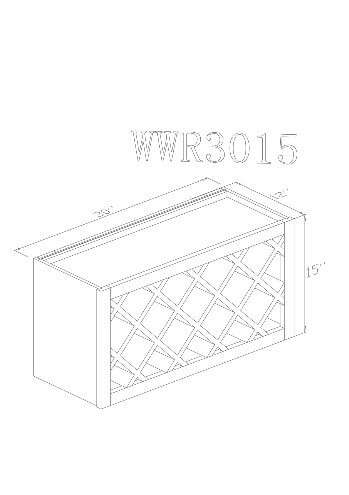 Wall 30" - Slim White Shaker- 30 Inch Wall Wine Cabinet (12"D) - ZCBuildingSupply