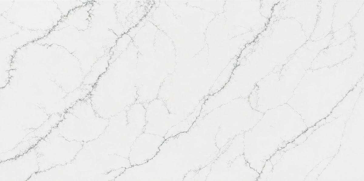 2cm Quartz White Vein 6001 Countertop - ZCBuildingSupply