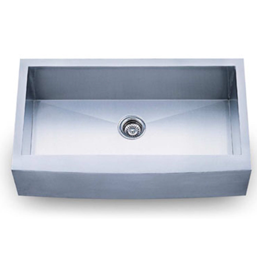 33" Kitchen Stainless Steel Undermount Single Farm Sink - ZCBuildingSupply