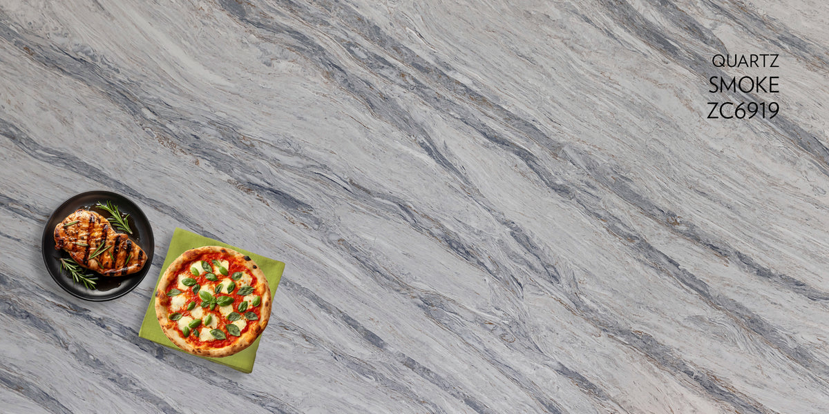 2cm Quartz Smoke (ZC6919)  Countertop - Self Pick Up Only