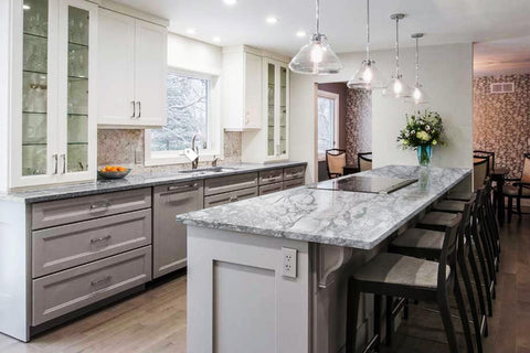 3cm Quartz Marmara Gray Countertop 126" x 63" - ZCM805