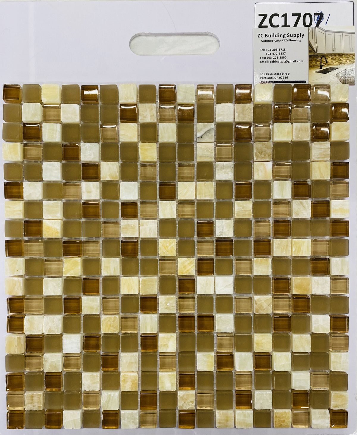 Glass Tile ZC1710-12 inches x 12 inches