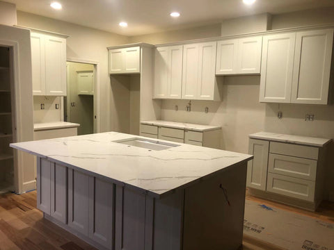 3cm Quartz 126"x 63" Countertop - Calacatta Laza- Self Pick Up Only - ZCBuildingSupply