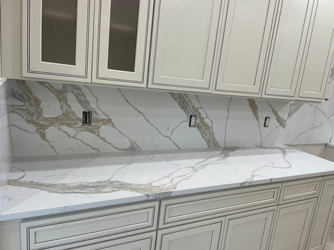 3cm Quartz 126"x 63" Countertop - Calacatta Gold ZC331- Self Pick Up Only