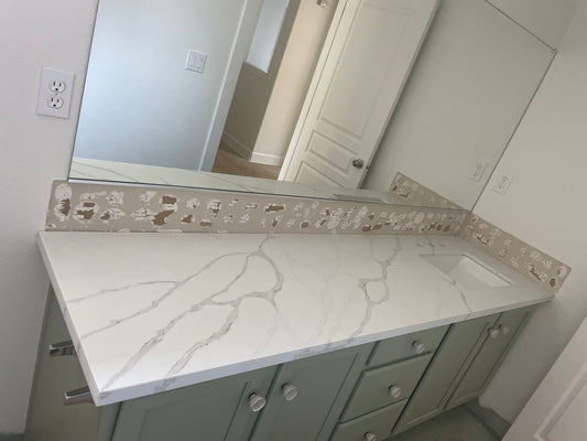 2cm Quartz Calacatta Oro Countertop ZQ930- Self Pick Up Only