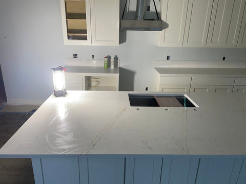 3cm Quartz Desert Silver Countertop - Self Pick up only