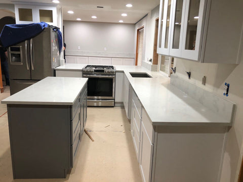 3cm Quartz Frosted Wind Countertop - Self Pick Up Only