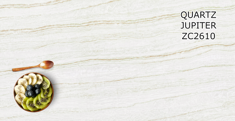 3cm Quartz 126"x 63" Countertop - Jupiter