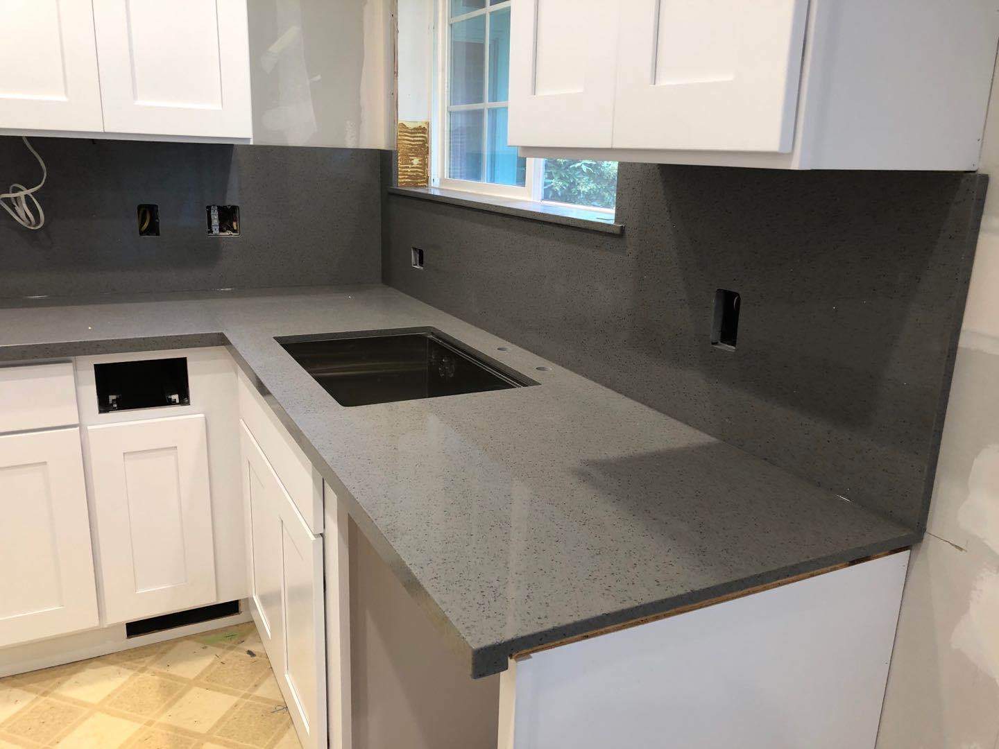 Quartz 2cm Pure Grey Countertop - Self Pick Up Only - ZCBuildingSupply