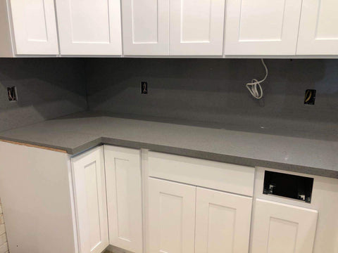 Quartz 2cm Pure Grey Countertop - Self Pick Up Only - ZCBuildingSupply