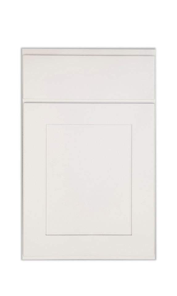 Base 12" - Pure White 12 Inches 3 Drawer Base Cabinet