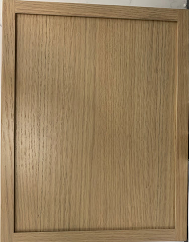 Wall 33" - Slim Oak 33 Inches Wall Refrigerator Cabinet (24"D)
