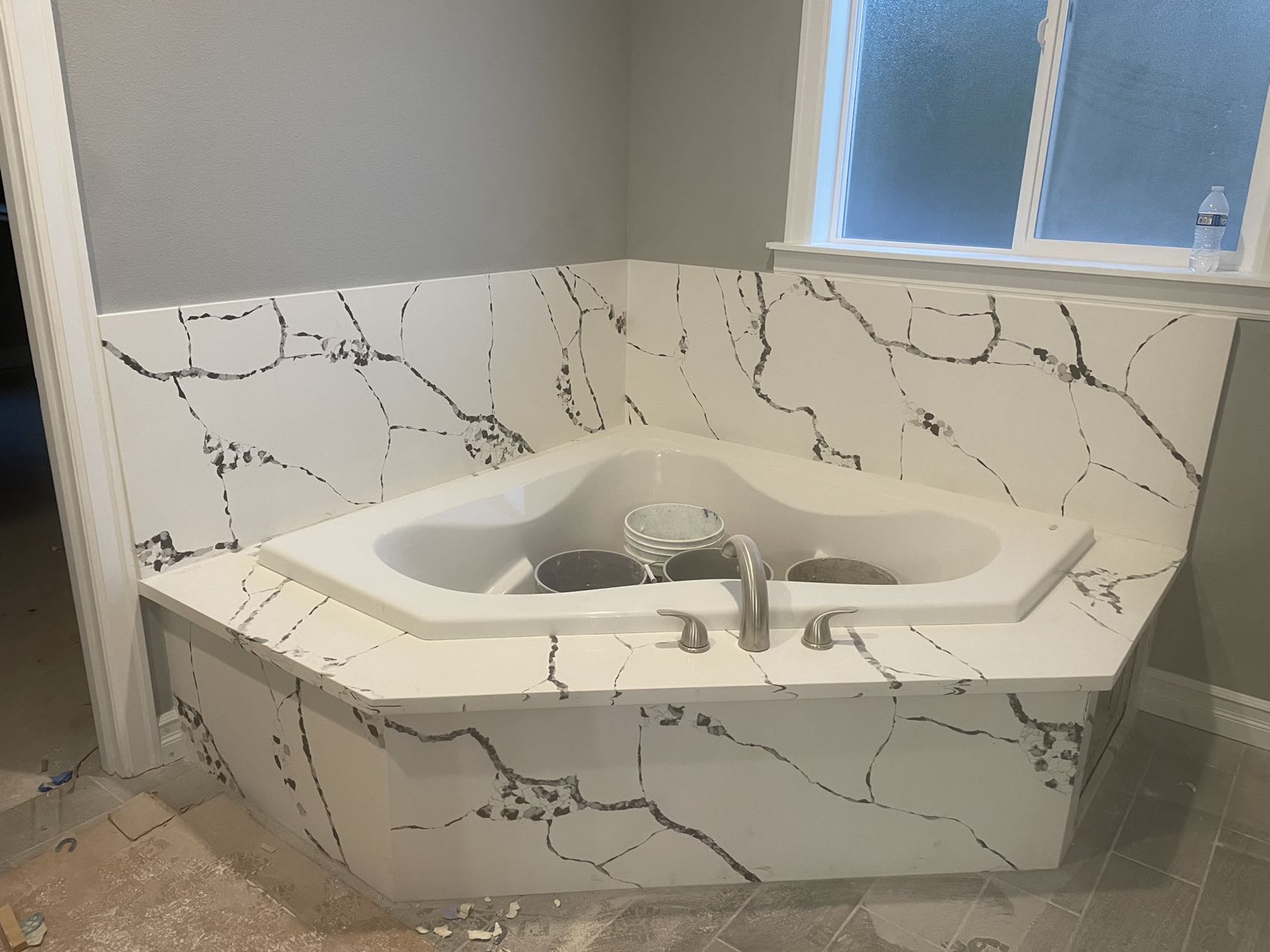 2cm Quartz Smoky White  Counter top - Self Pick Up Only