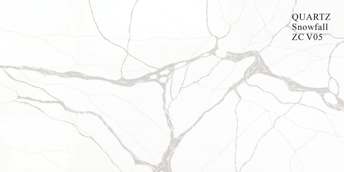 3cm Quartz Snowfall Countertop V05- Self Pick Up Only - ZCBuildingSupply