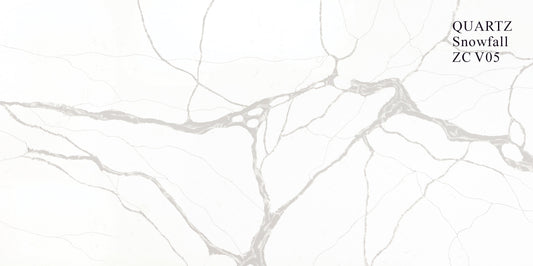 3cm Quartz Snowfall Countertop V05- Self Pick Up Only