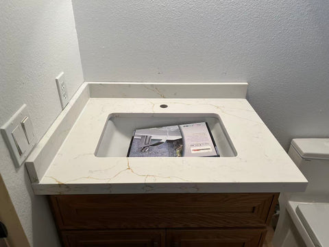 2cm Quartz Spanish Gold Countertop - Self Pick Up Only - ZCBuildingSupply