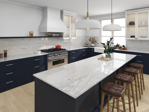3cm Quartzite 128"x 77" Countertop - Titanium Grey-XE9202 Self Pick Up Only